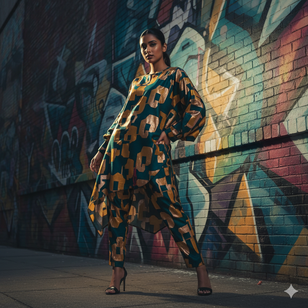 3. Stylish Shalwar Kameez Photo with Modern Color Tones
