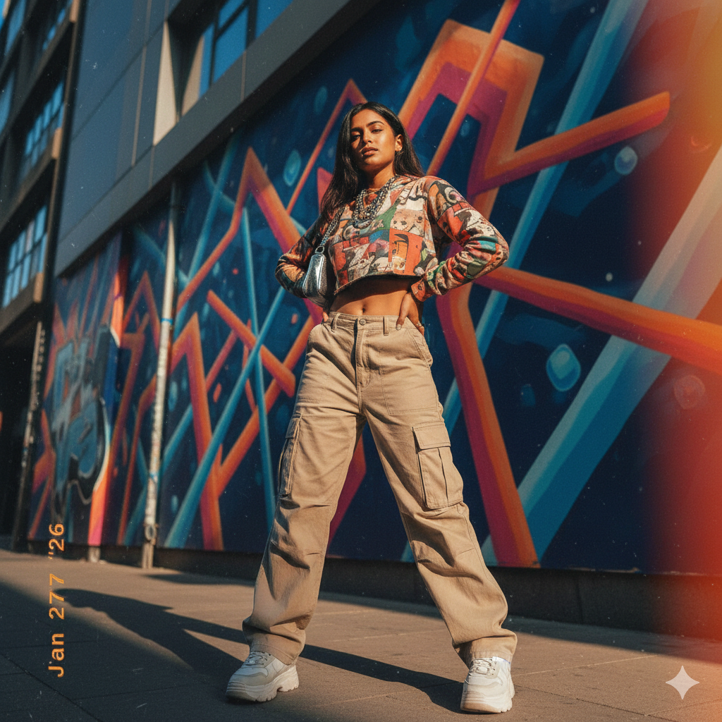 Modern Social Media Indian Girl Photo Prompt