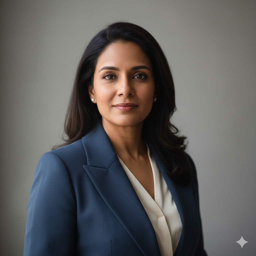 Formal Coat Suit Portrait with Natural Skin Tones