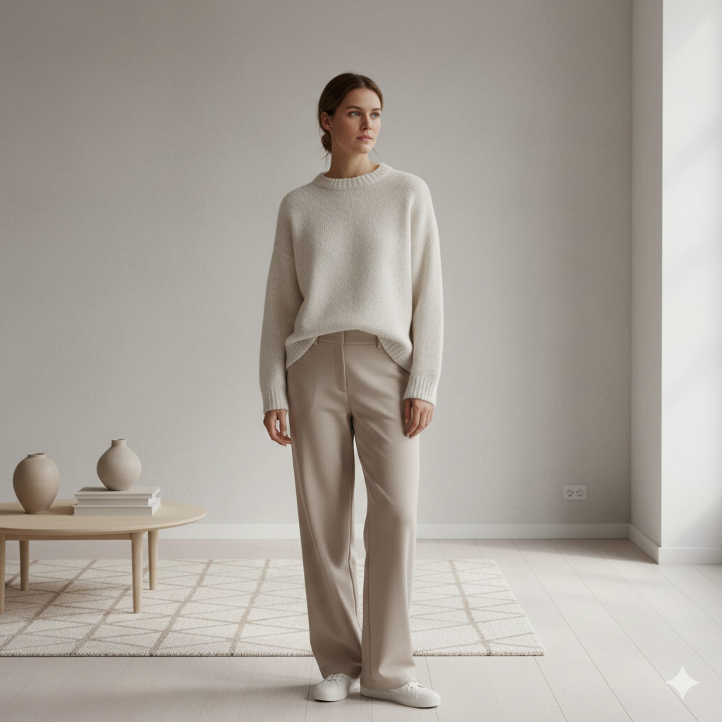 Modern Girl Photo with Neutral Color Palette