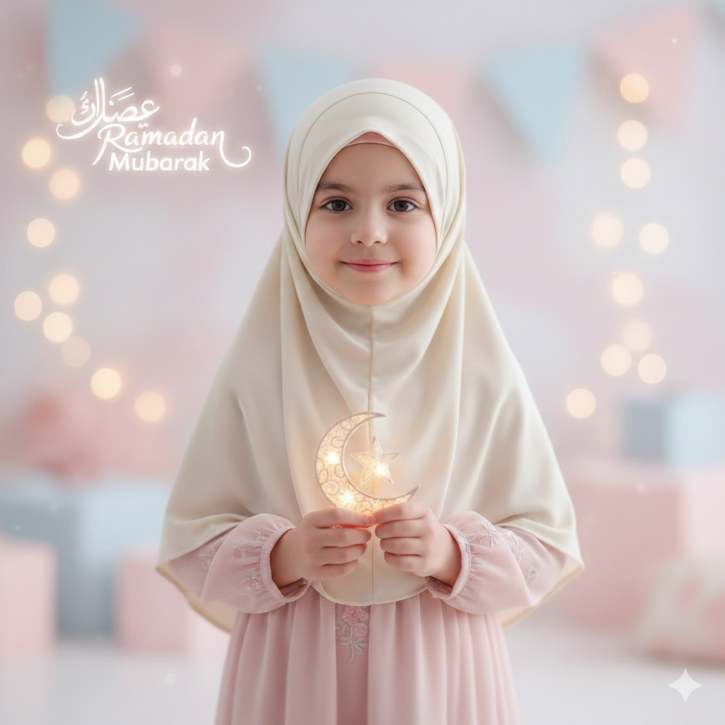  Soft Aesthetic Cute Ramadan DP Girl Image