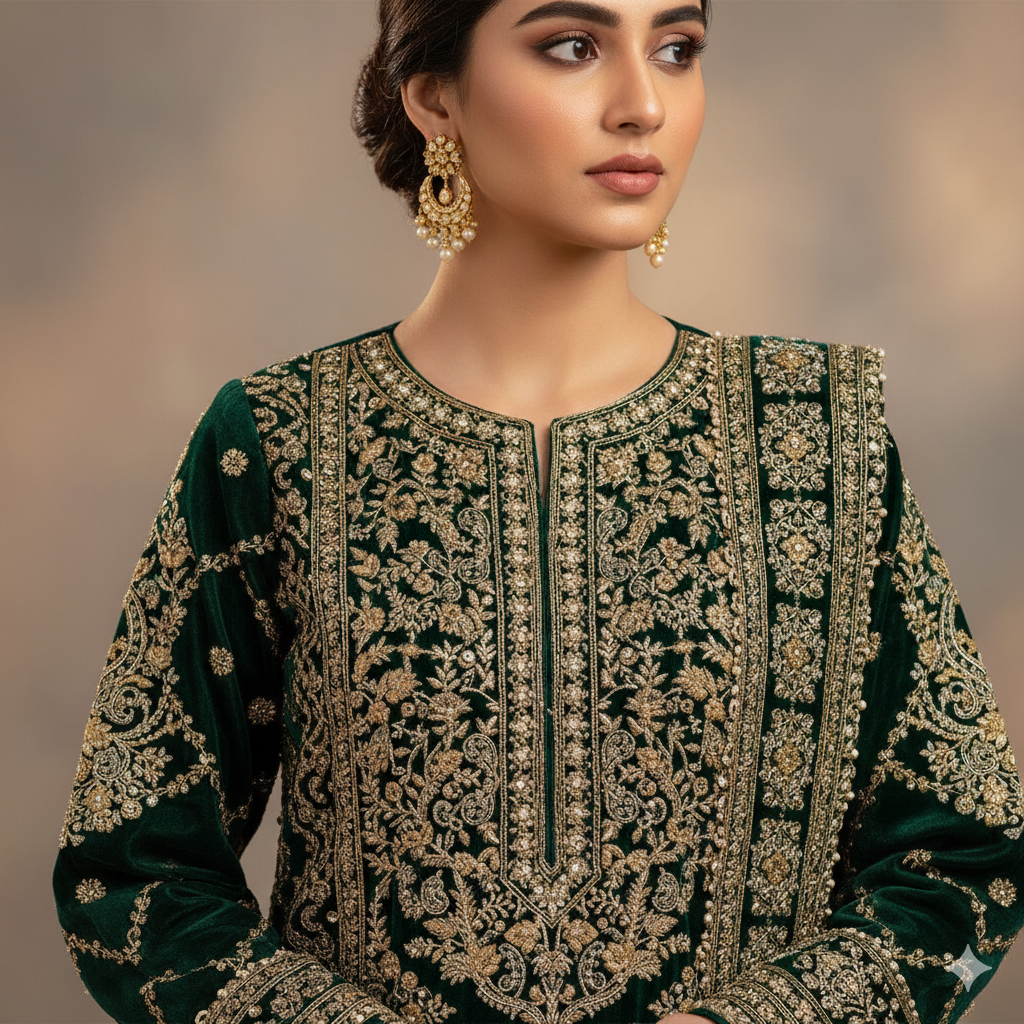 18. Formal Shalwar Kameez Photo with Sharp Details