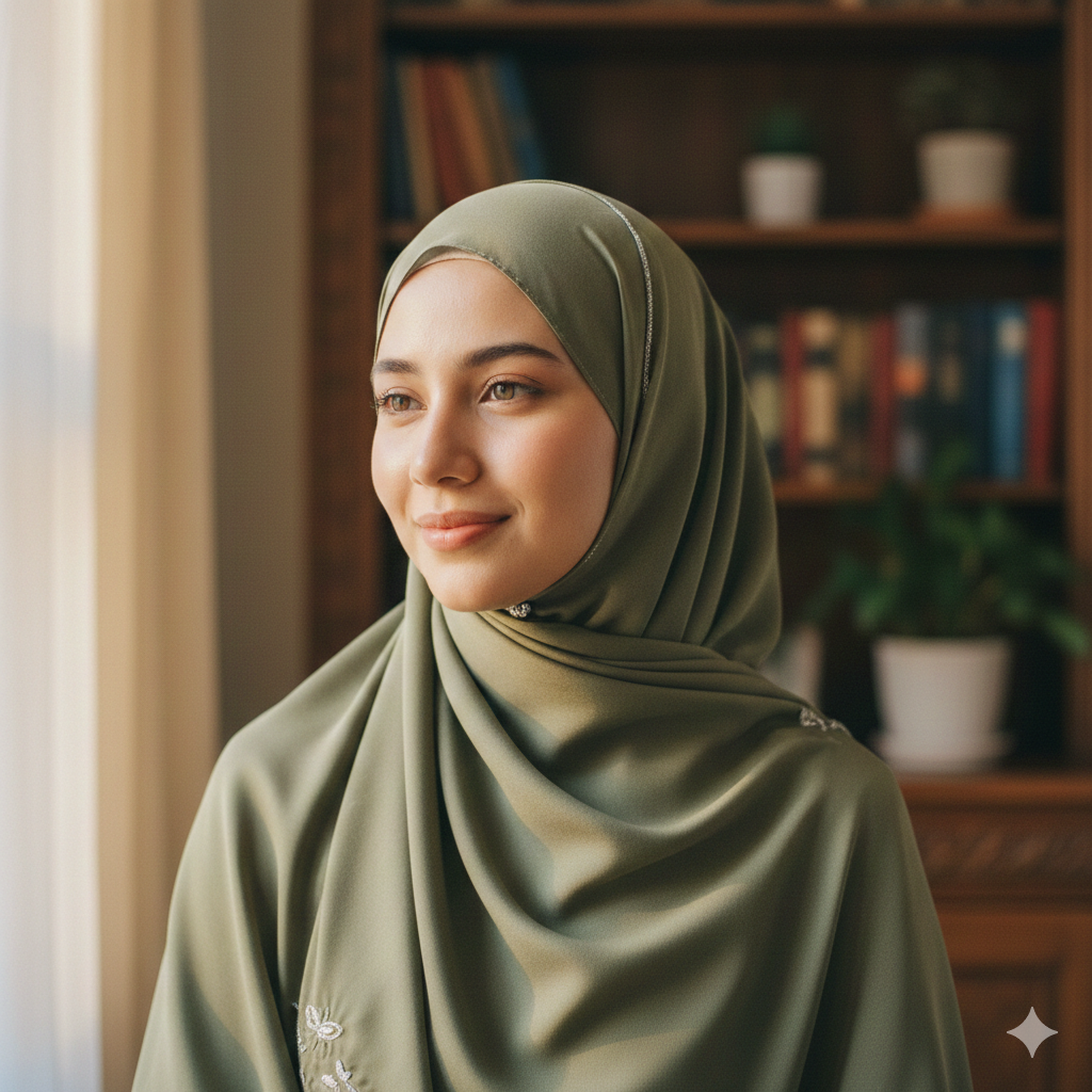 25 Beautiful Gemini AI Prompts for Modest Muslim Woman Photos with Elegant Aesthetic