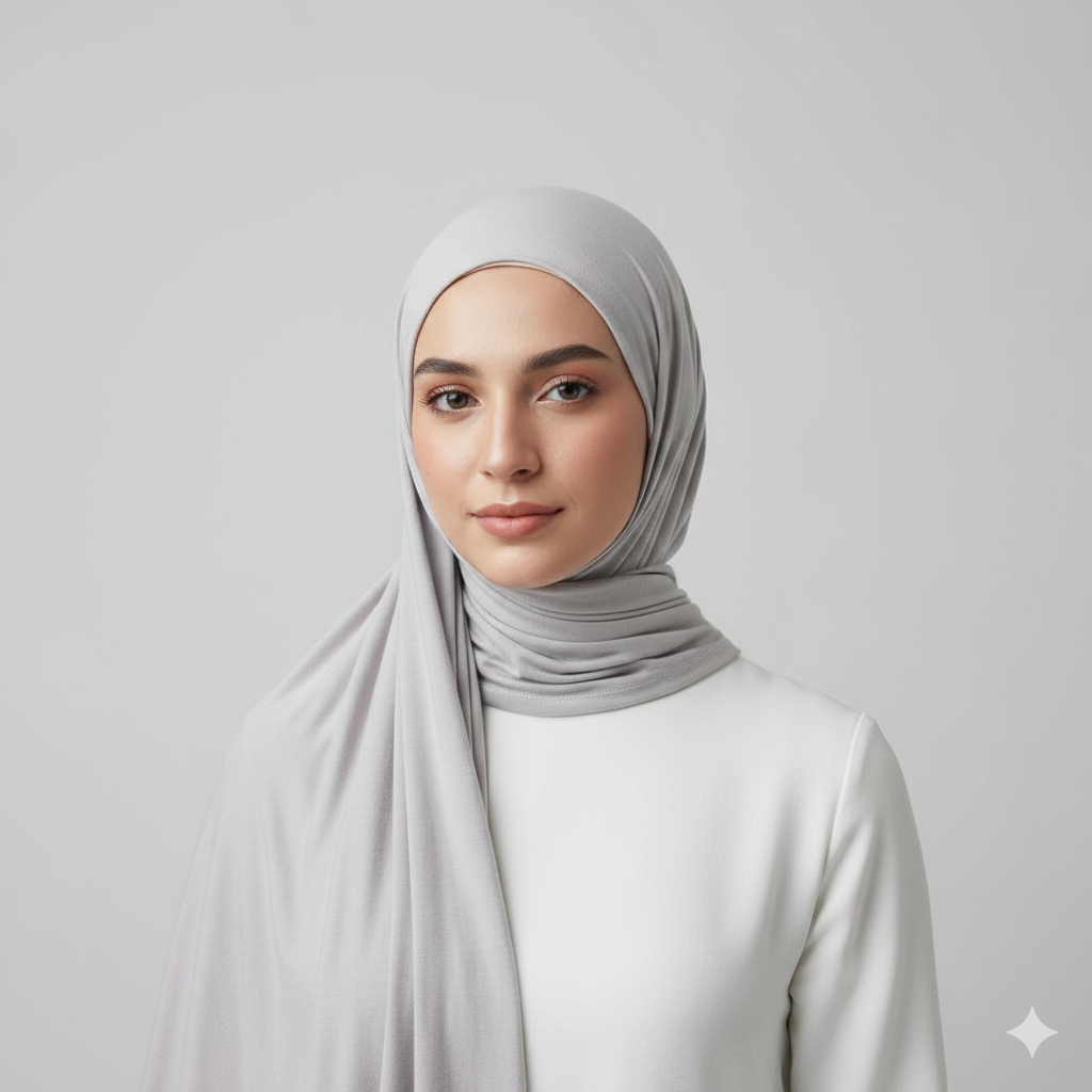 Minimalist Muslim Girl Facebook DP with Clean Look