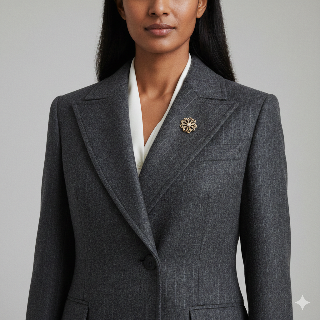 High‑Resolution Coat Suit Portrait with Sharp Details