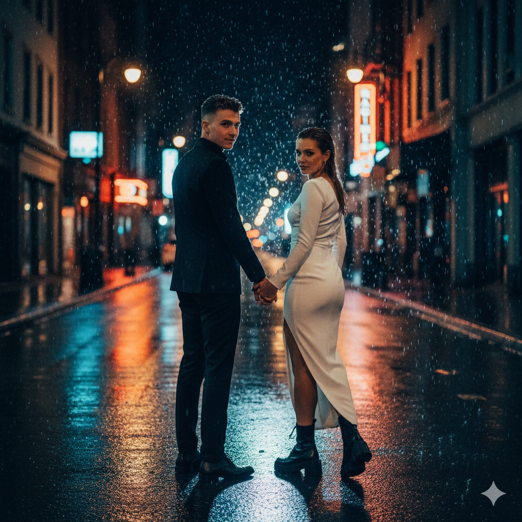 23. Trending Gemini AI Prompt for Wedding Couple Photo