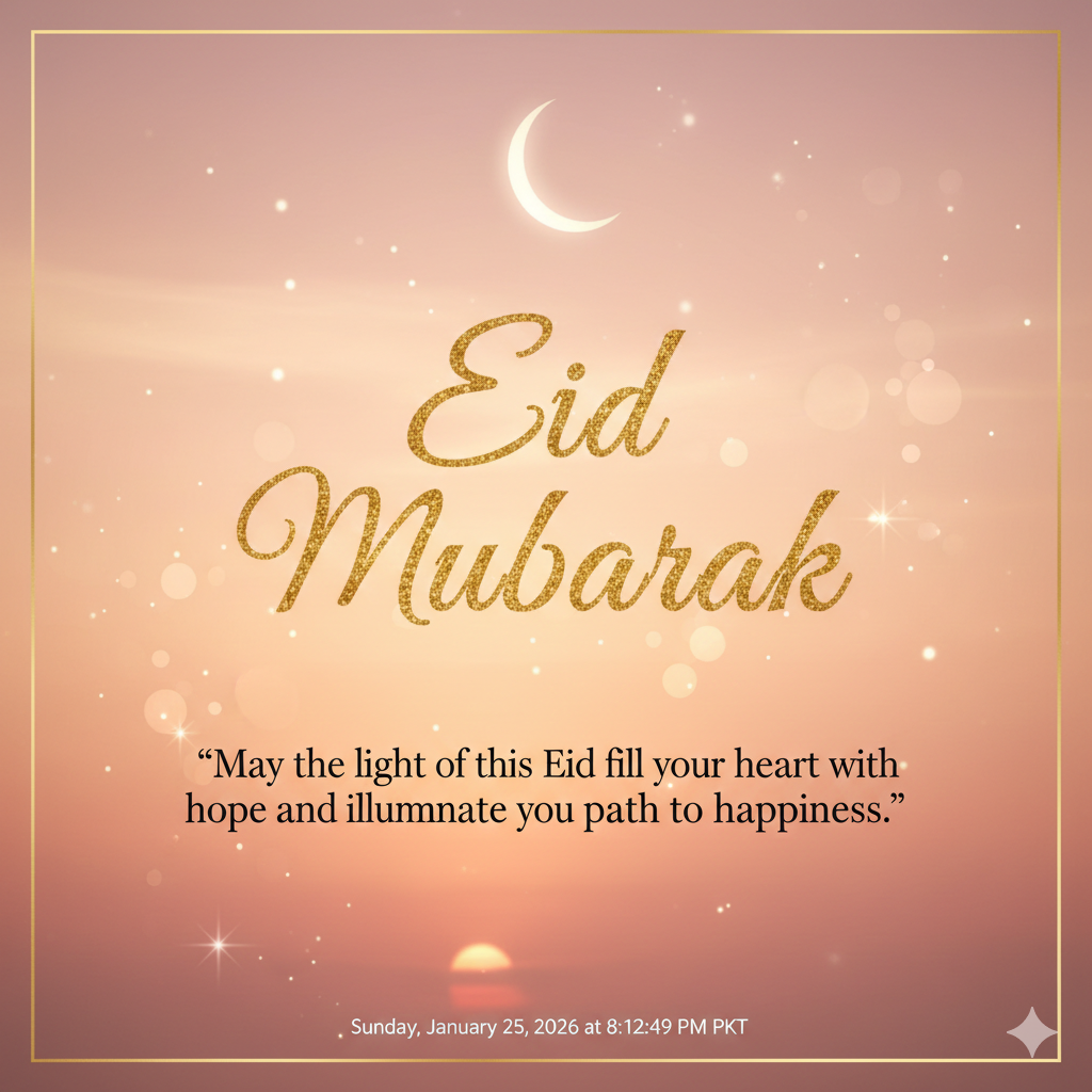 Best Gemini AI Prompt for Stylish Eid Mubarak Images with Quotes