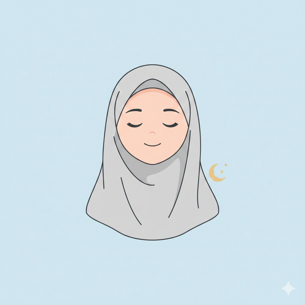 Minimalist Cute Ramadan DP Girl for WhatsApp