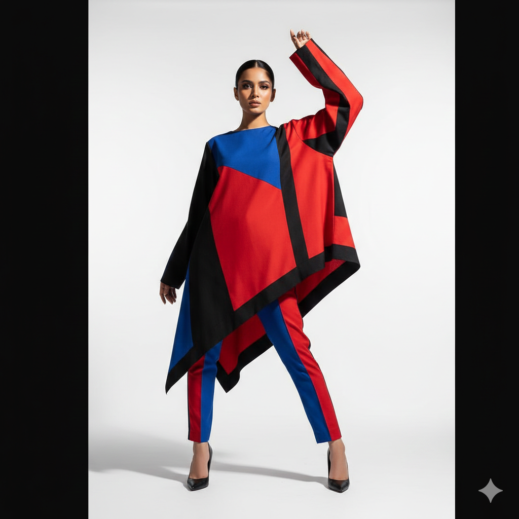 9. Modern Shalwar Kameez Look with Studio Lighting
