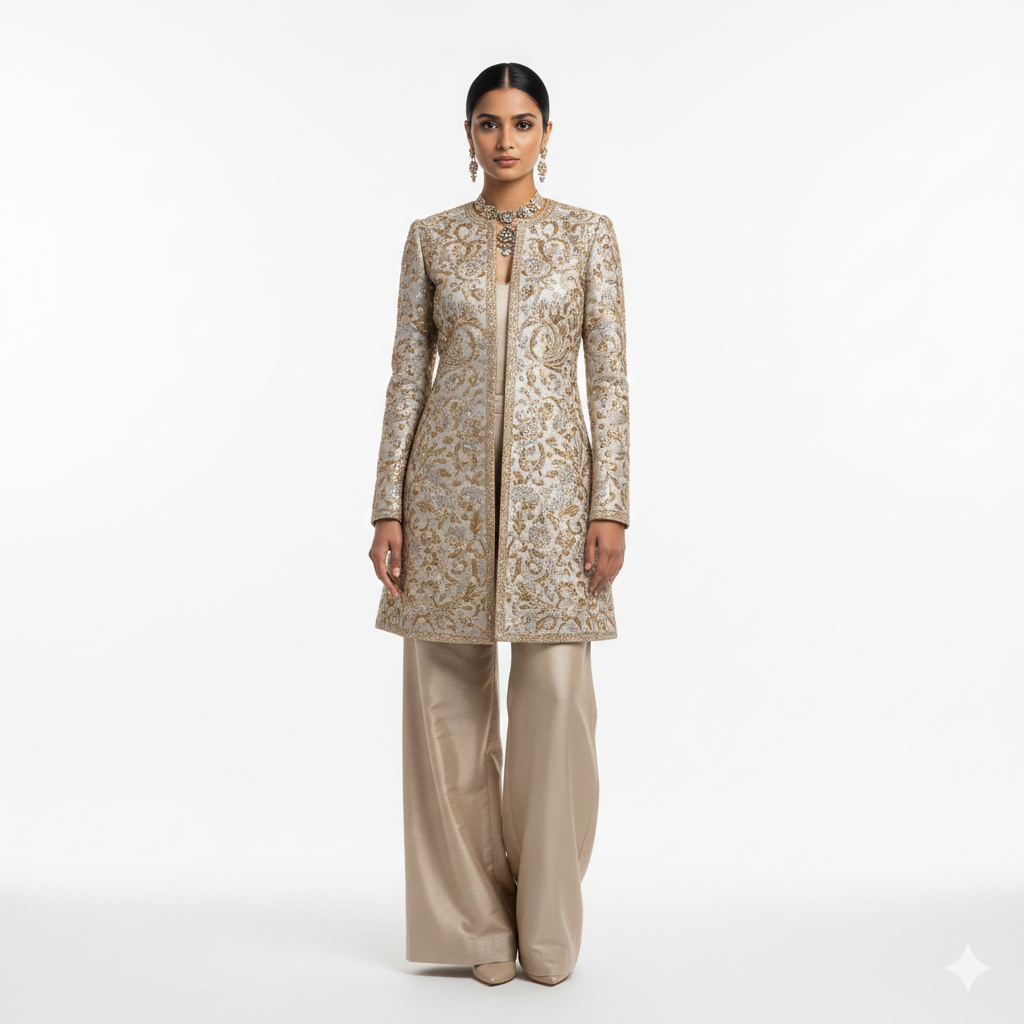 Studio‑Style Indian Girl Photo with Clean Background