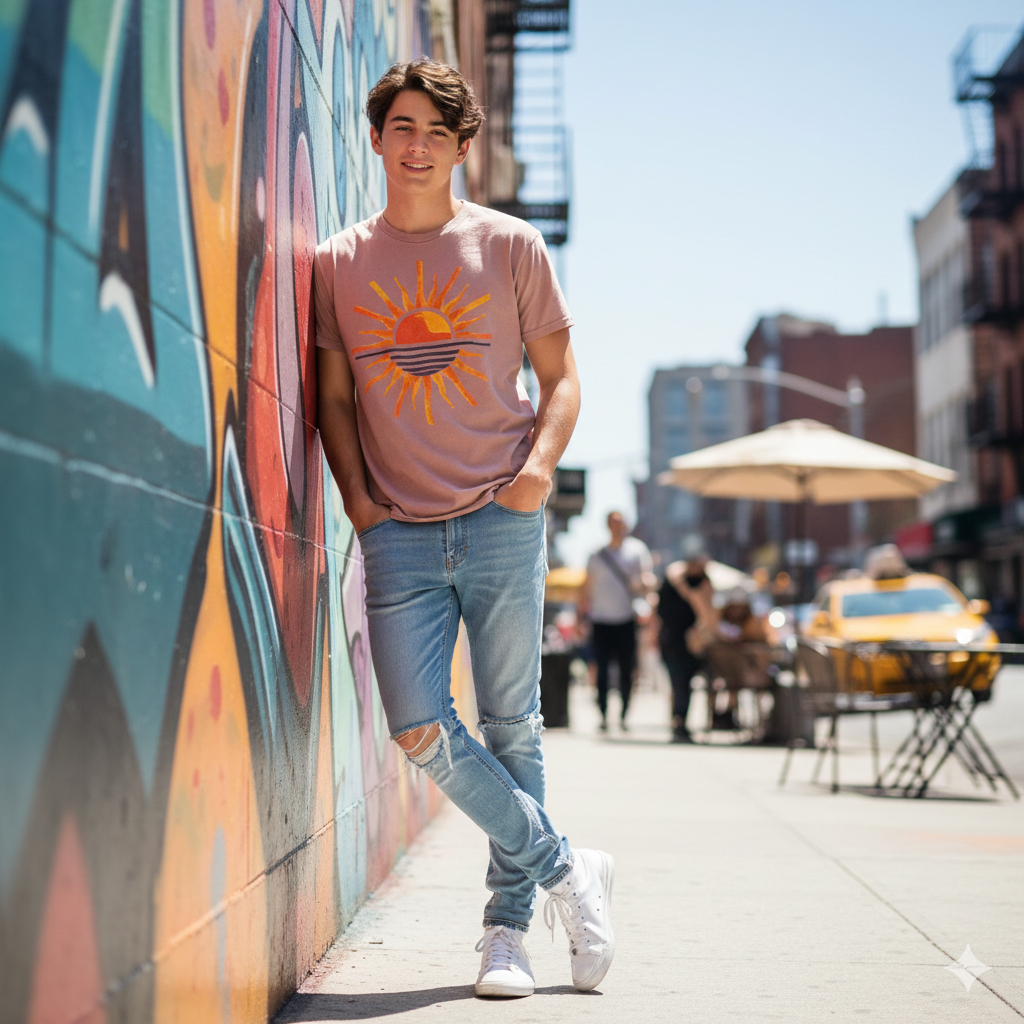 22. Trendy Stylish Boy Look with Casual Confidence