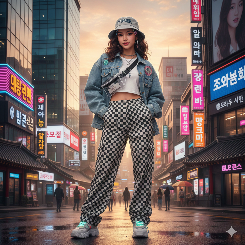Korean Style Aesthetic Girl Image Prompt