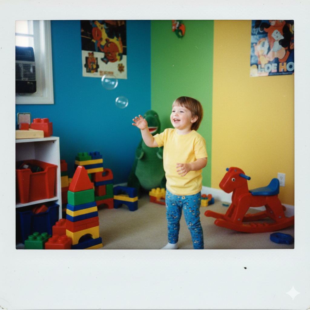 Create a Retro Polaroid Photo of Your Childhood Self