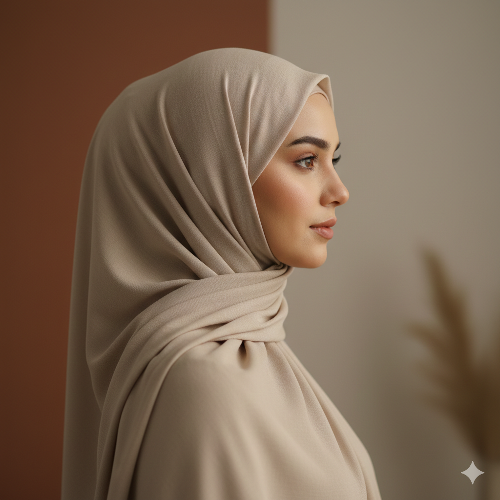 Stylish Muslim Girl Side‑Pose DP with Hijab