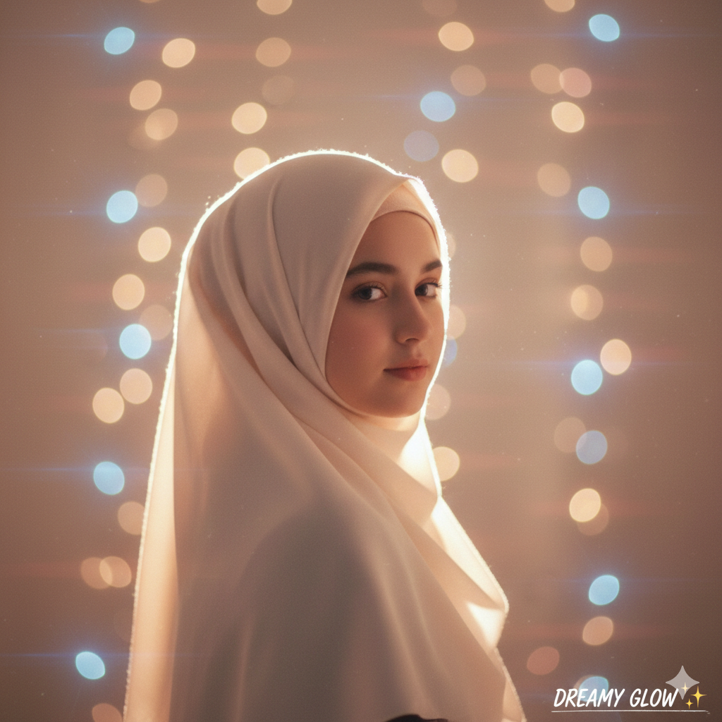 Soft Glow Hijab Girl Instagram Aesthetic Prompt