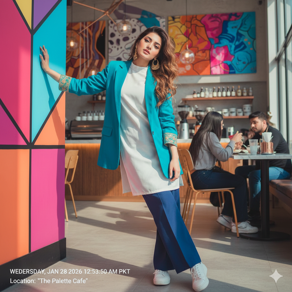 Modern Social Media Pakistani Girl Photo Prompt