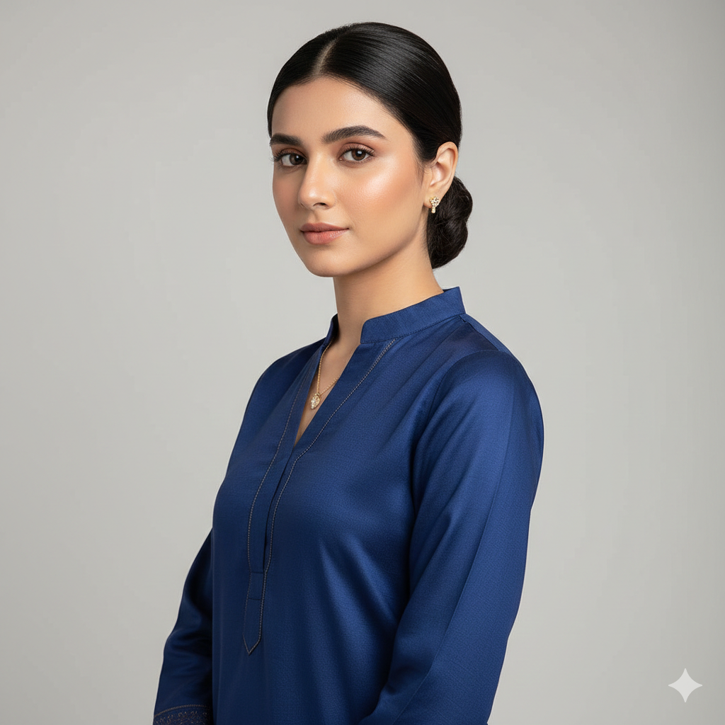 Pakistani Girl Studio Portrait with Balanced Lighting