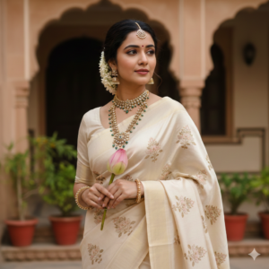 25 Beautiful Gemini AI Prompts for Girl in Saree Photos with Elegant Traditional Style