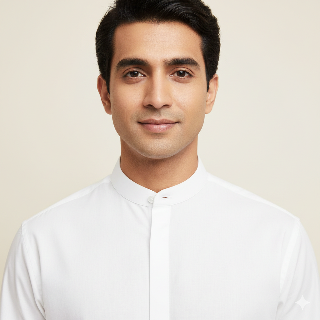 14. Simple and Clean Shalwar Kameez Portrait Prompt