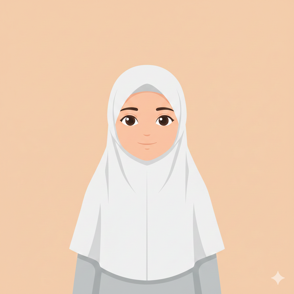 Simple and Clean Ramadan DP Girl for WhatsApp