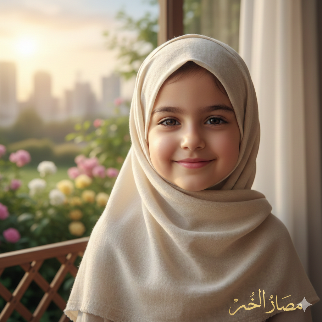 Cute Muslim Girl Ramadan DP with Soft Natural Lighting
