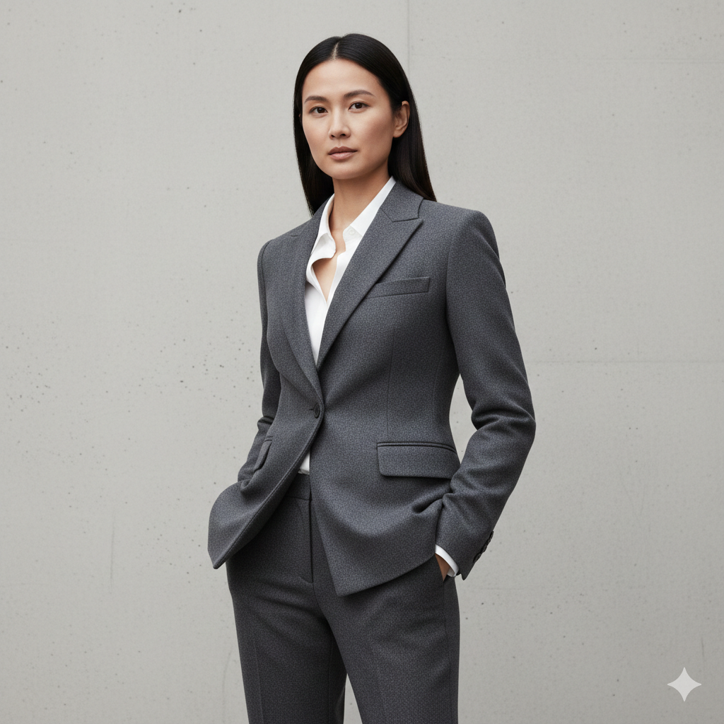 Modern Coat Suit Photo with Clean Background and Sharp Focus