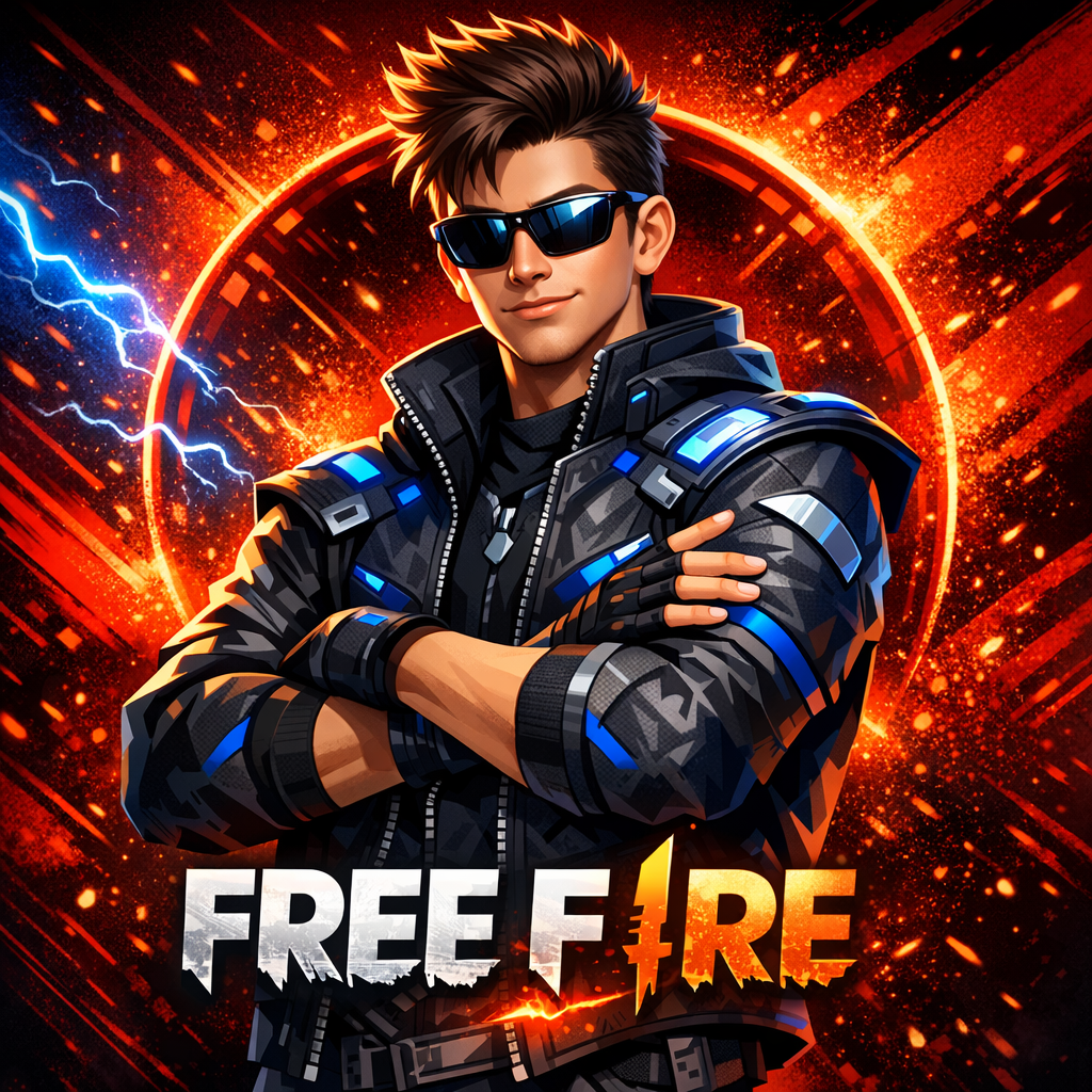 Free Fire Boy Avatar for YouTube Gaming Channel
