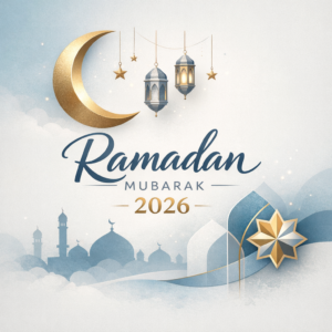 Modern Ramadan Mubarak 2026 Image for Social Media