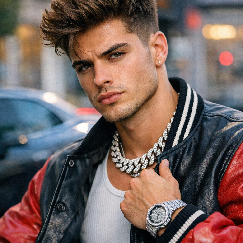 Swag Boy Attitude Portrait for Social Media