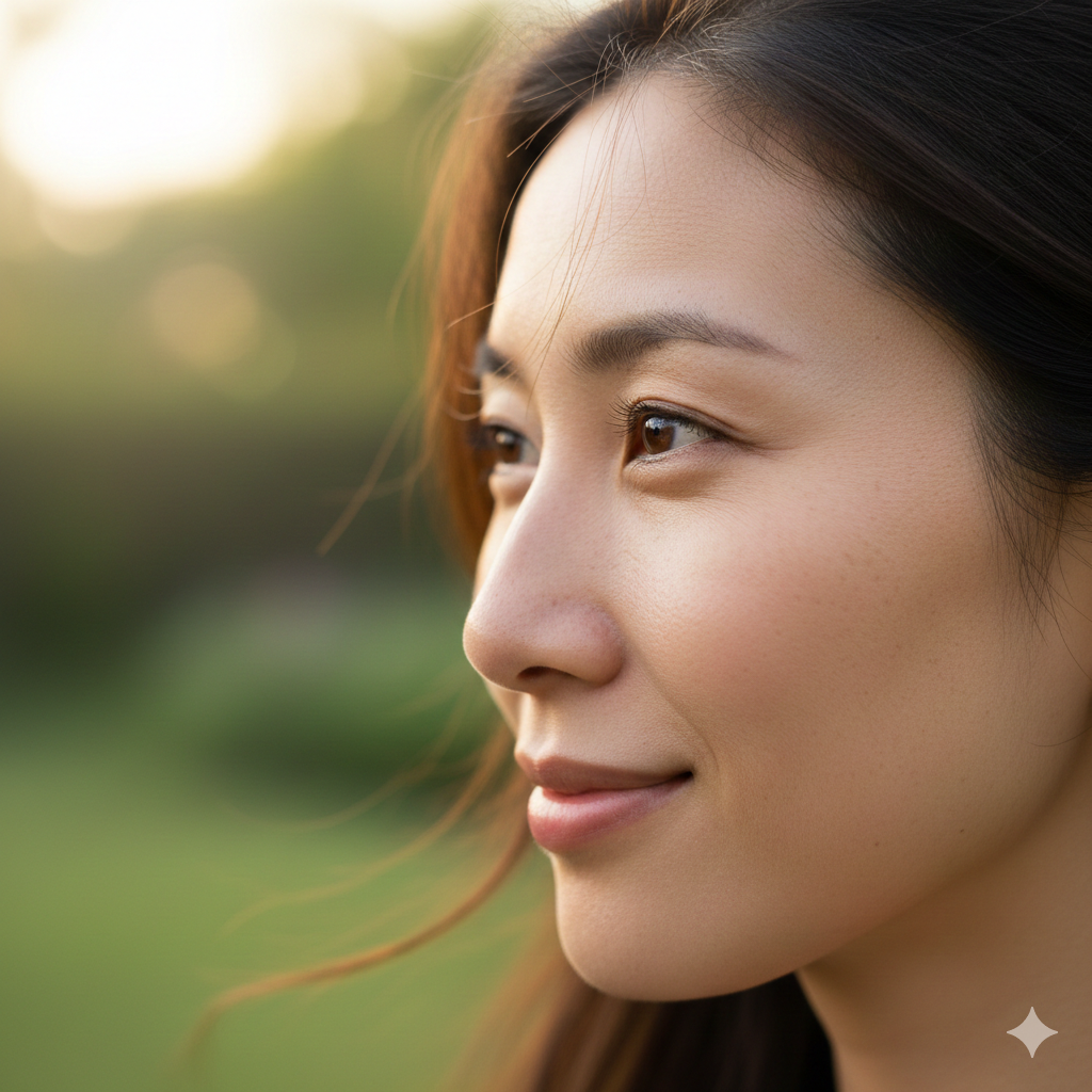 Realistic Profile Picture with Natural Facial Details