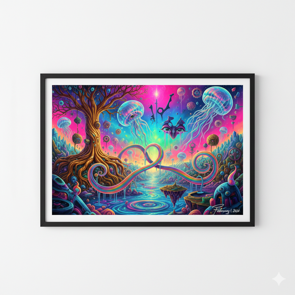 Surreal Abstract Art with Imaginative Forms