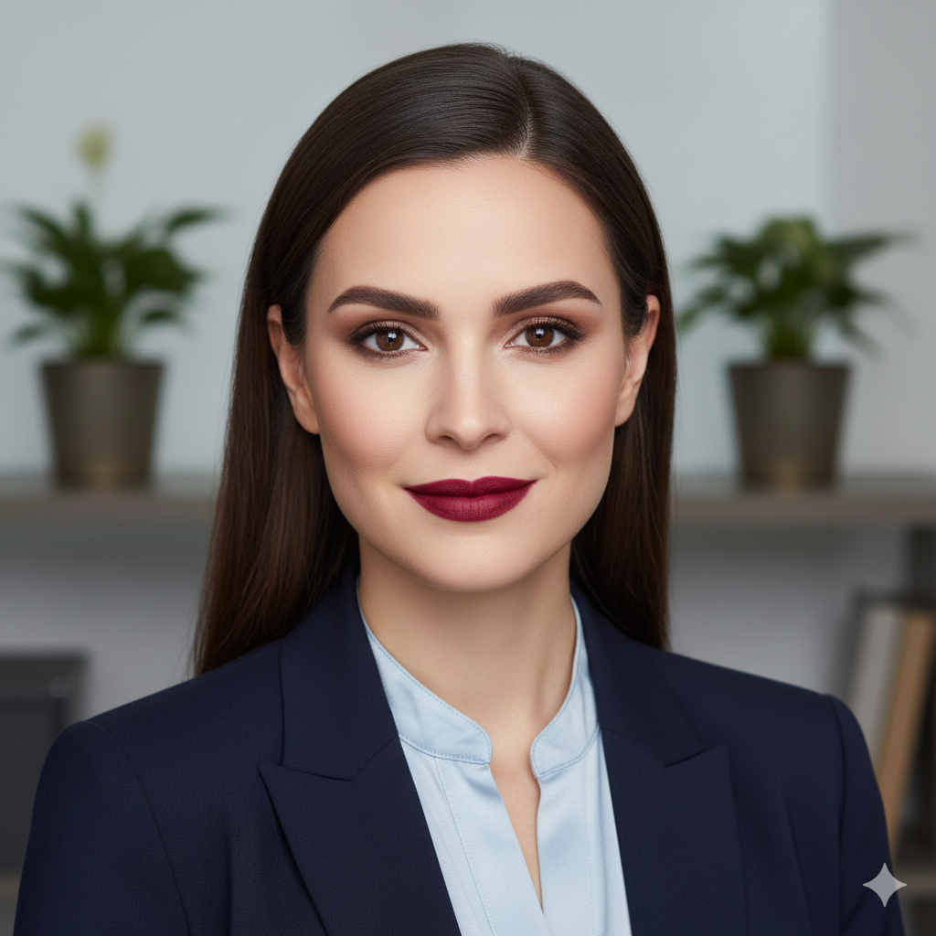 4. Professional Makeup Look with Balanced Highlights