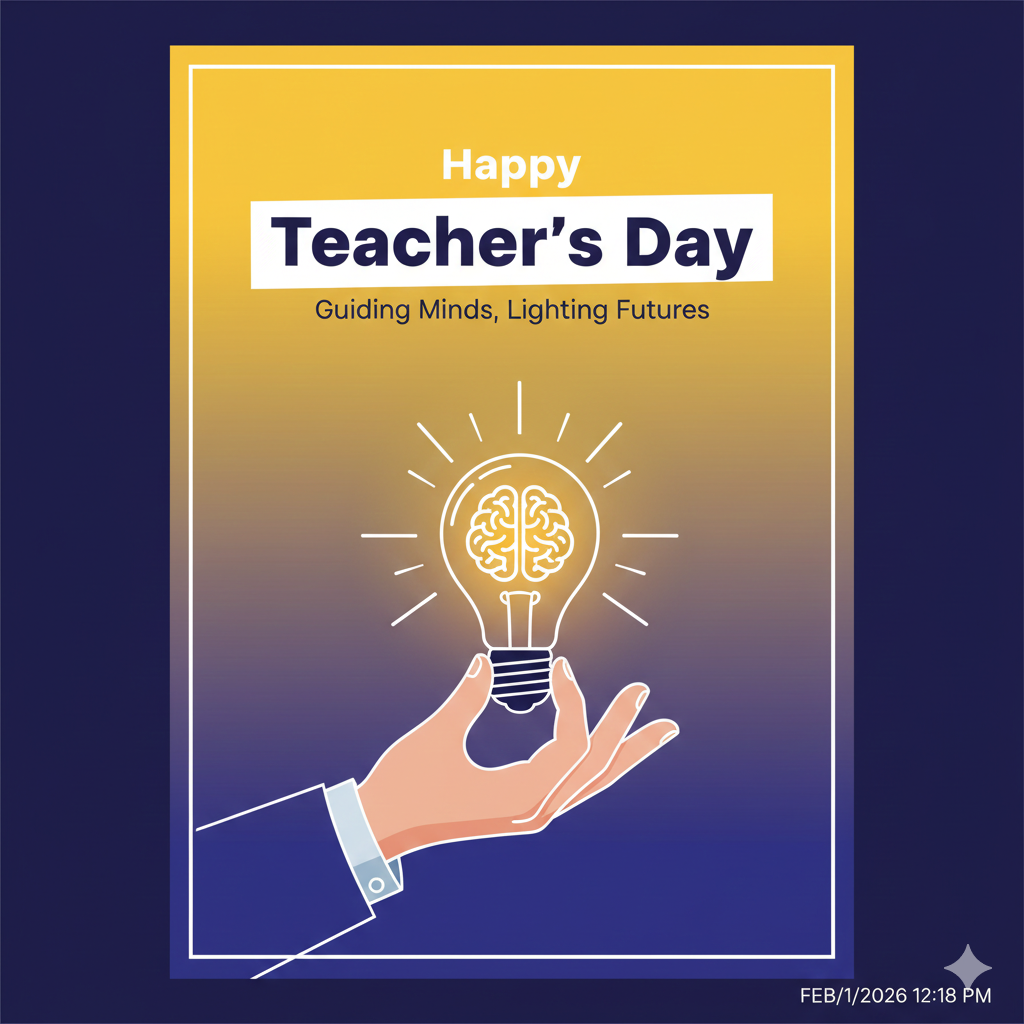 8. Teacher Day Poster‑Style Image Using Gemini AI