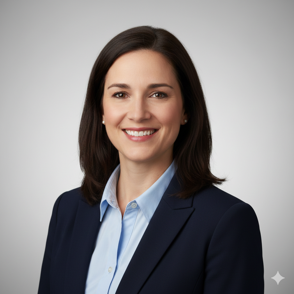 LinkedIn‑Ready Headshot with Balanced Lighting and Neutral Colors