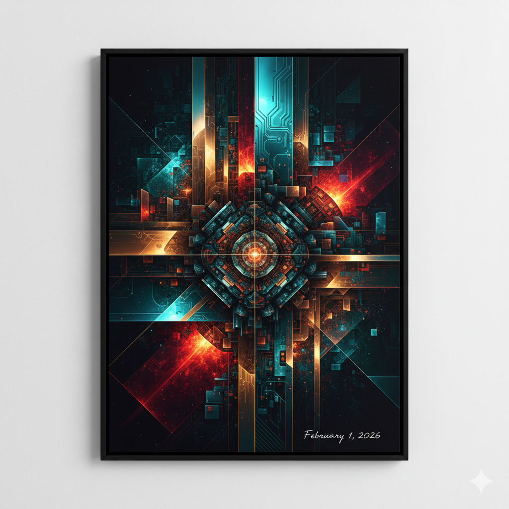 High‑Resolution Abstract Art with Sharp Details