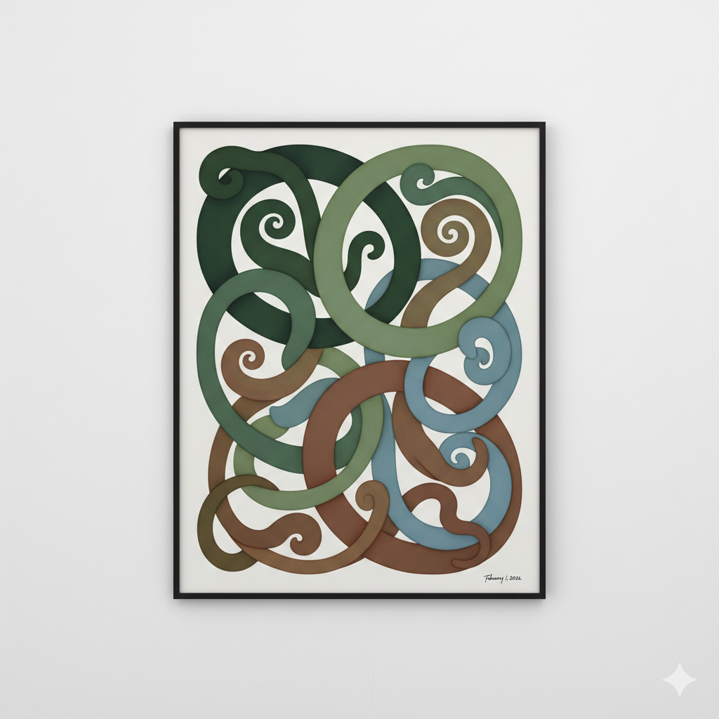 Organic Abstract Shapes with Smooth Flow